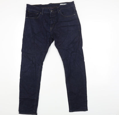 Womens UK Size 34 Marks and Spencer Regular Fit Skinny Blue Jeans