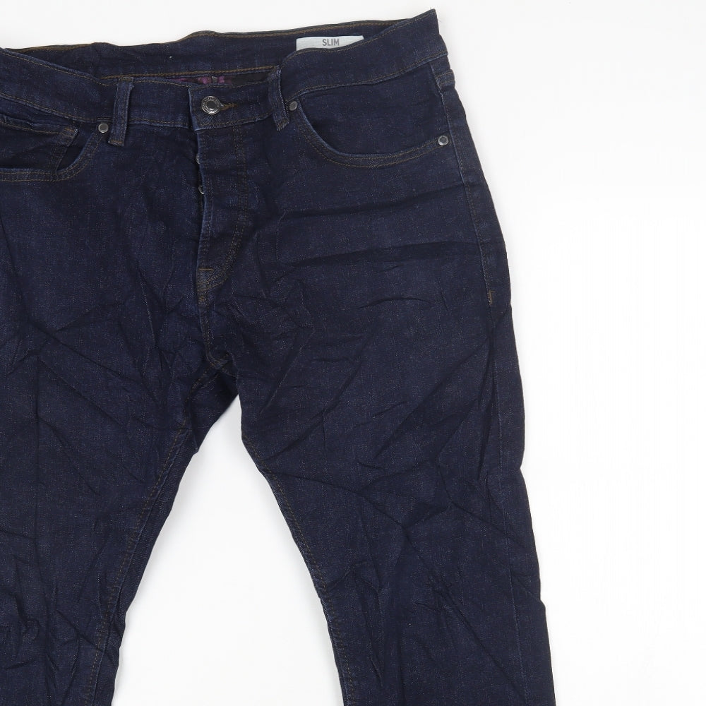 Womens UK Size 34 Marks and Spencer Regular Fit Skinny Blue Jeans