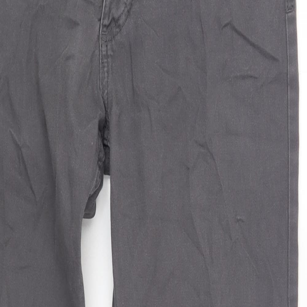 Womens UK Size 8 H&M Regular Fit Skinny Grey Jeans