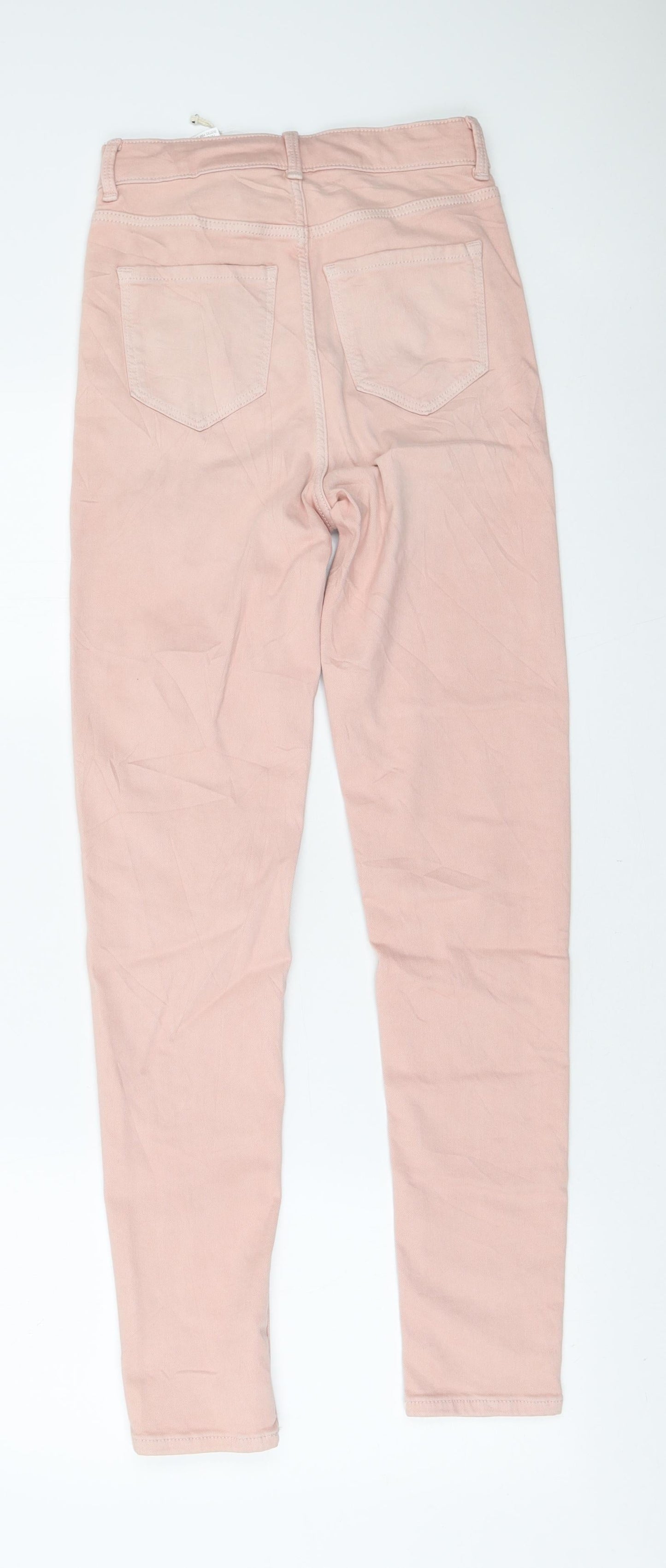Womens UK Size 6 Marks and Spencer Regular Fit Skinny Pink Jeans