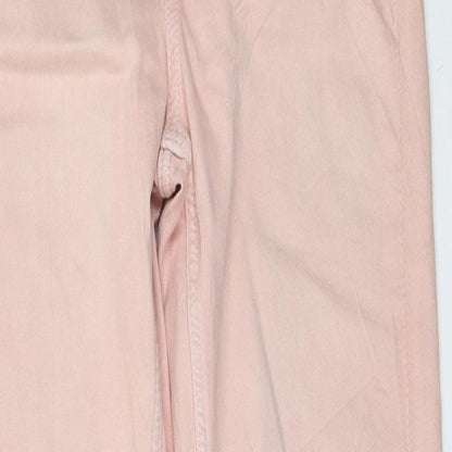 Womens UK Size 6 Marks and Spencer Regular Fit Skinny Pink Jeans