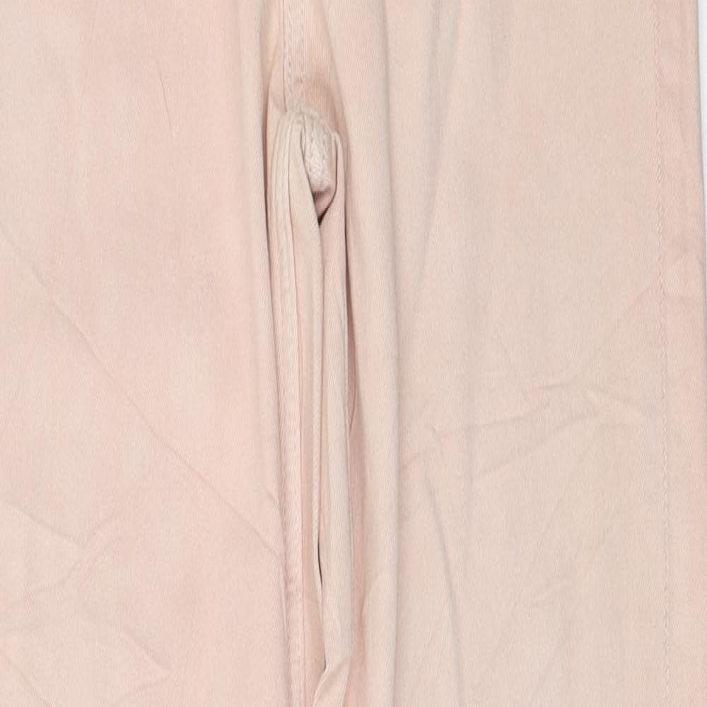 Womens UK Size 8 Marks and Spencer Regular Fit Skinny Pink Jeans