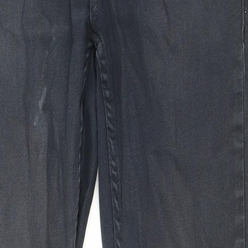 Burton Mens Blue Cotton Skinny Jeans Size 32 in L29 in Regular Button