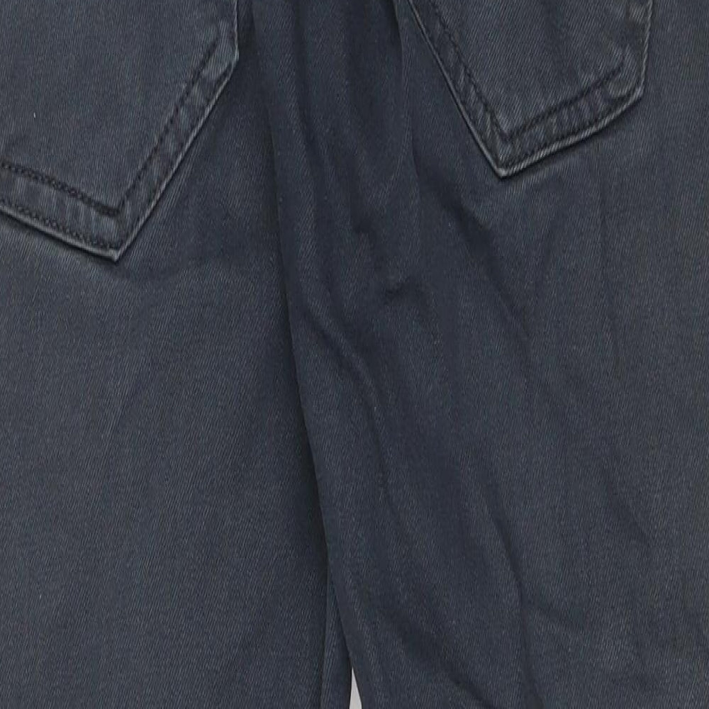 Burton Mens Blue Cotton Skinny Jeans Size 32 in L29 in Regular Button