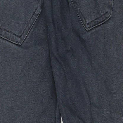 Burton Mens Blue Cotton Skinny Jeans Size 32 in L29 in Regular Button