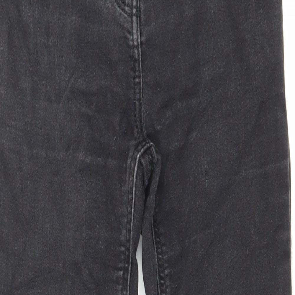 TU Boys Black Cotton Skinny Jeans Size 9 Months Regular Zip