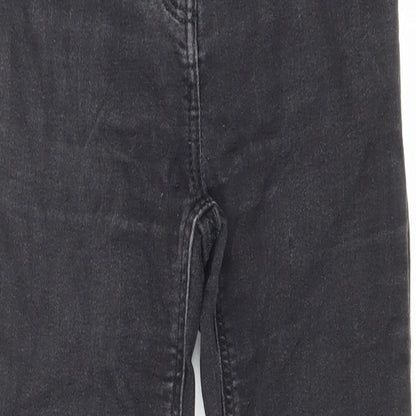 TU Boys Black Cotton Skinny Jeans Size 9 Months Regular Zip