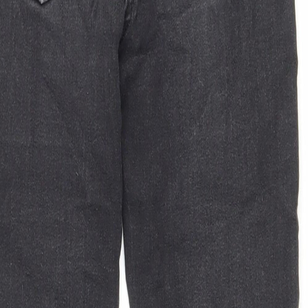 TU Boys Black Cotton Skinny Jeans Size 9 Months Regular Zip