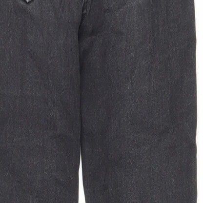 TU Boys Black Cotton Skinny Jeans Size 9 Months Regular Zip