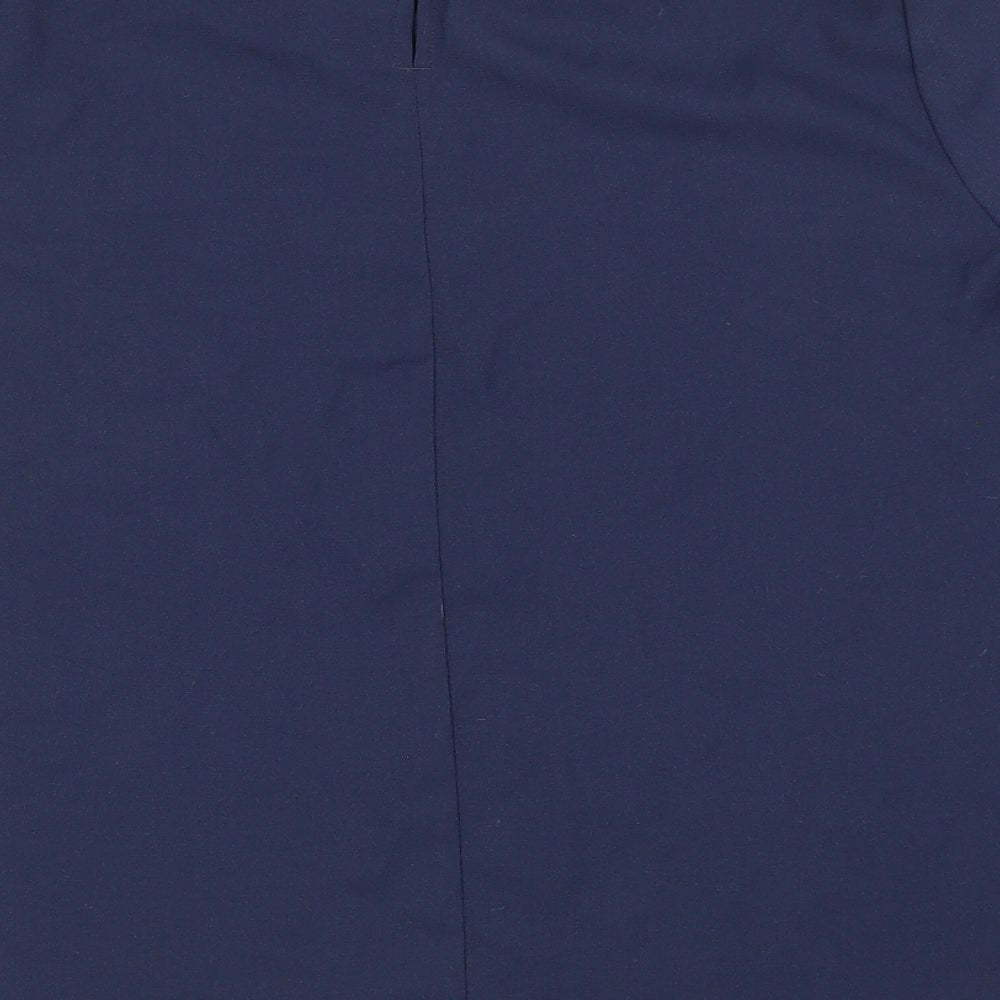 Womens UK Size 12 Marks and Spencer Blue Basic Blouse
