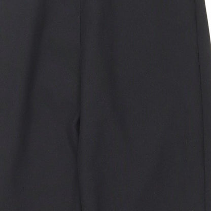 Womens UK Size 10 Preworn Regular Fit Carrot Black Trousers