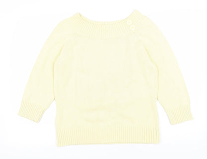 Womens UK Size 12 BHS Yellow Pullover Jumper