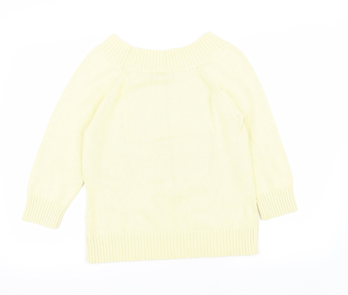Womens UK Size 12 BHS Yellow Pullover Jumper