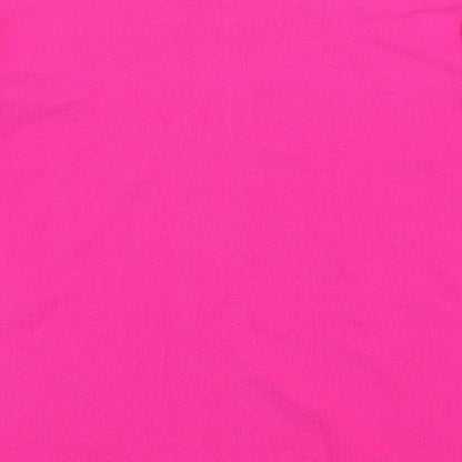 Womens UK Size 4 Sky Pink Basic T-Shirt
