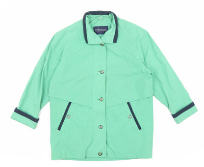 Mens UK Size M Telemac Green Rain Coat