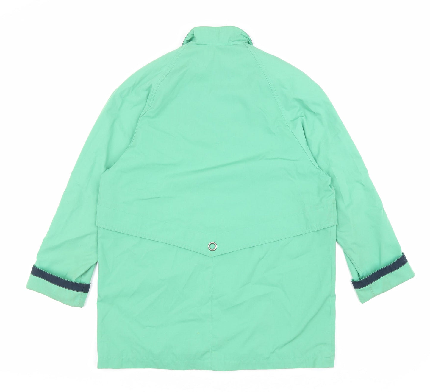 Mens UK Size M Telemac Green Rain Coat