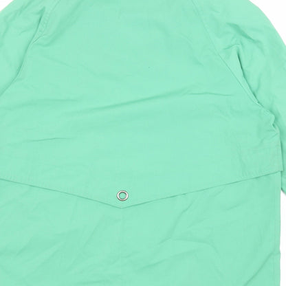 Mens UK Size M Telemac Green Rain Coat