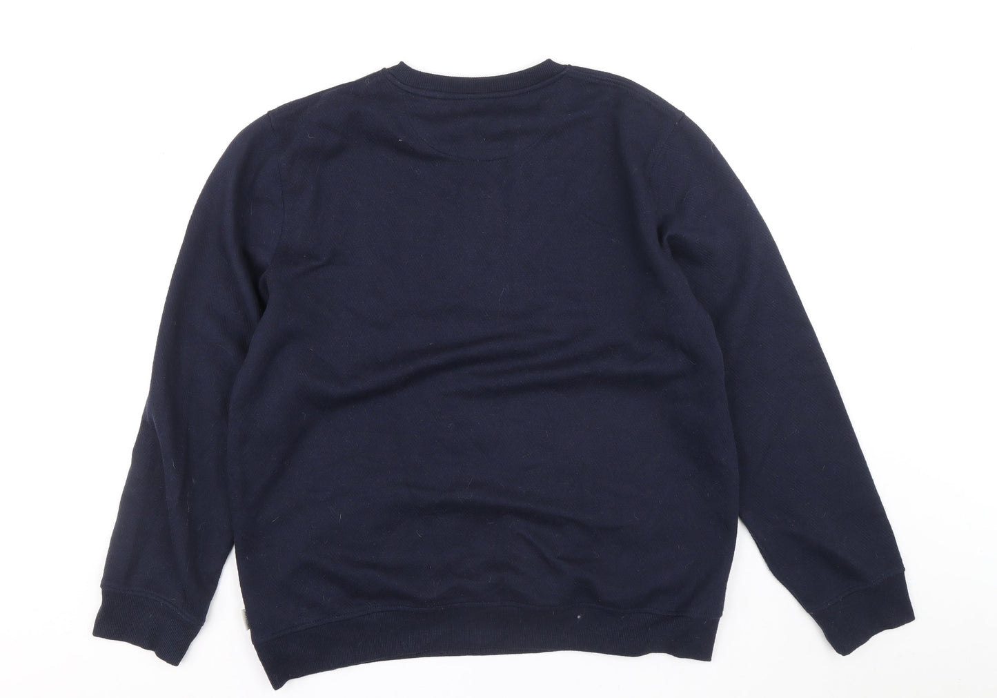 Mens UK Size L Easy Blue Pullover Sweatshirt