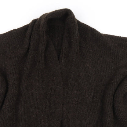 Womens UK Size One Size Klass Brown Wrap Jumper