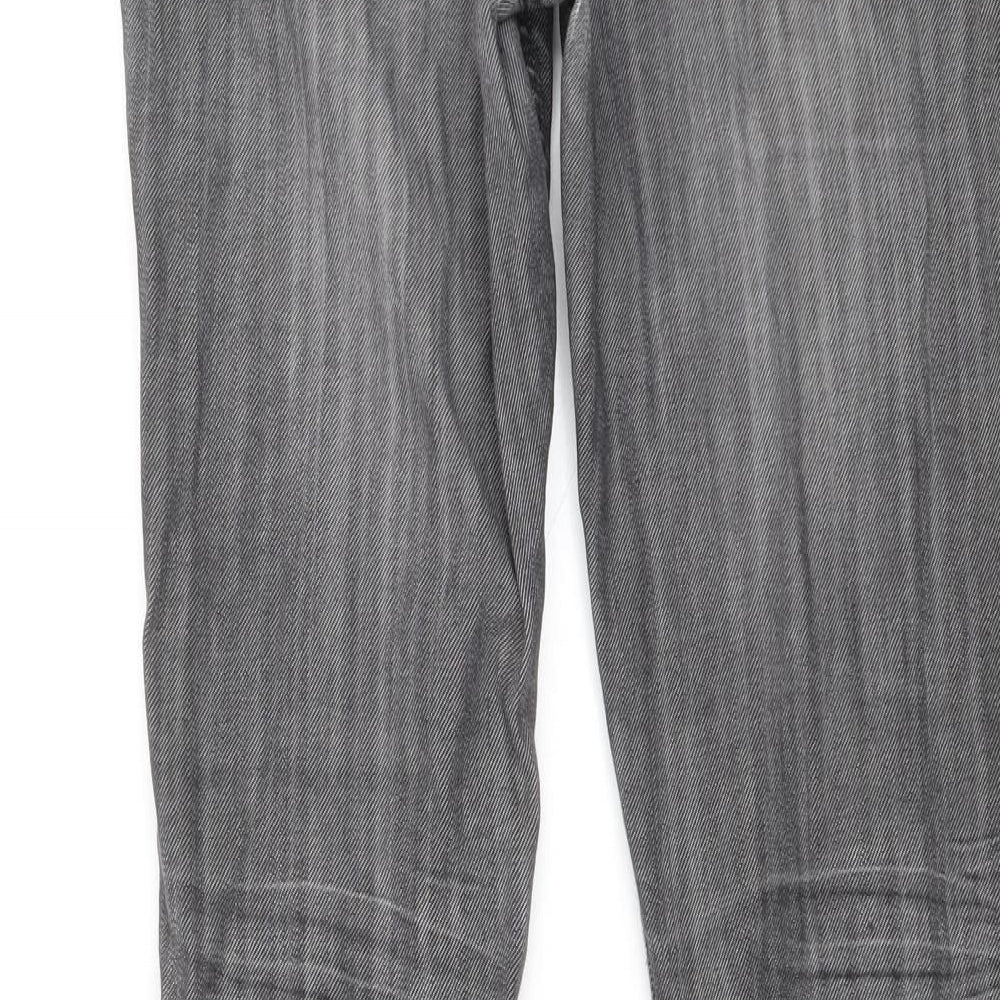 Womens UK Size 28 in Preworn Regular Fit Skinny Grey Jeans