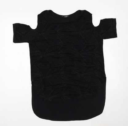 Womens UK Size 14 Quiz Black Basic Blouse