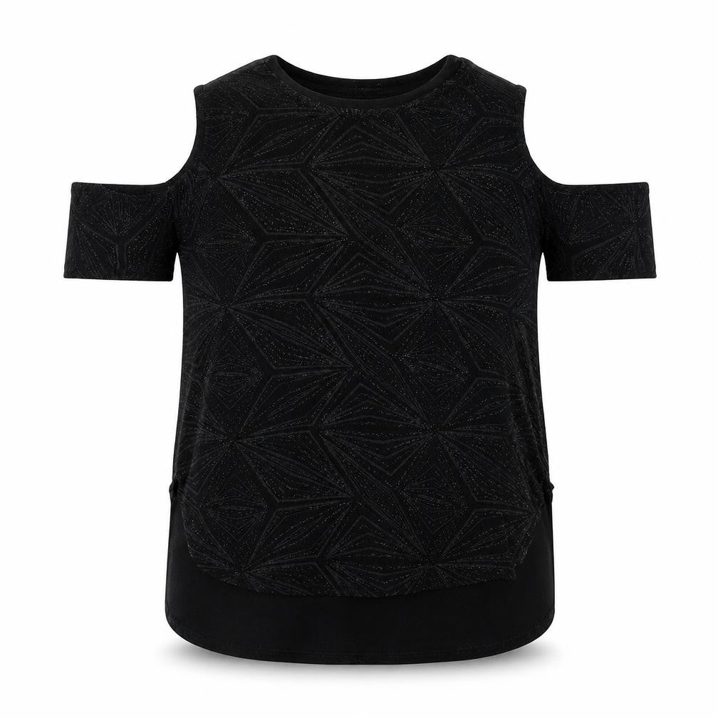 Womens UK Size 14 Quiz Black Basic Blouse