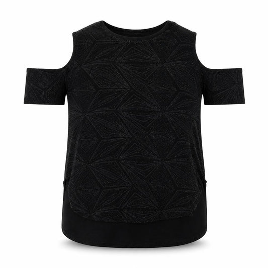 Womens UK Size 14 Quiz Black Basic Blouse