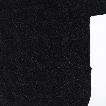 Womens UK Size 14 Quiz Black Basic Blouse