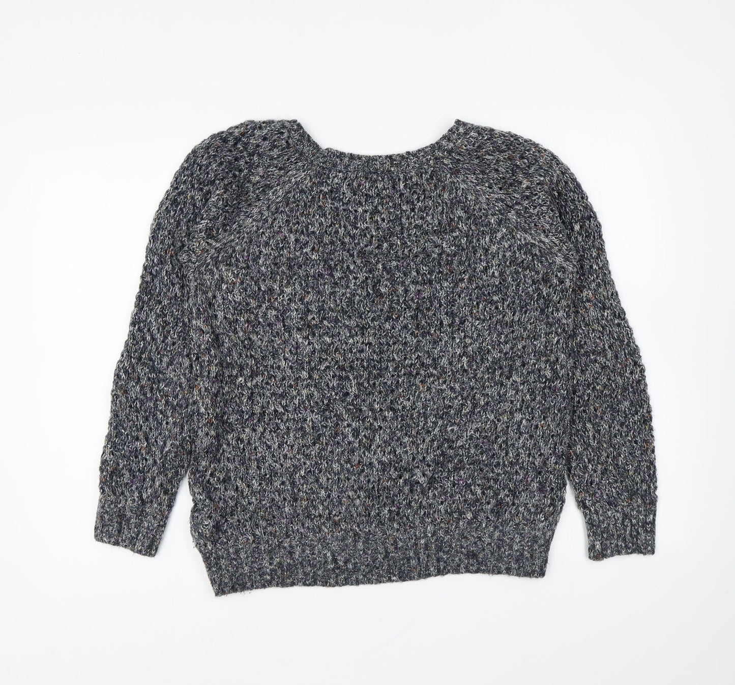 Womens UK Size L FOREVER 21 Blue Pullover Jumper