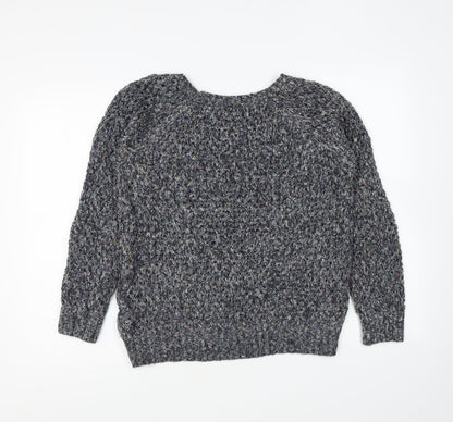 Womens UK Size L FOREVER 21 Blue Pullover Jumper