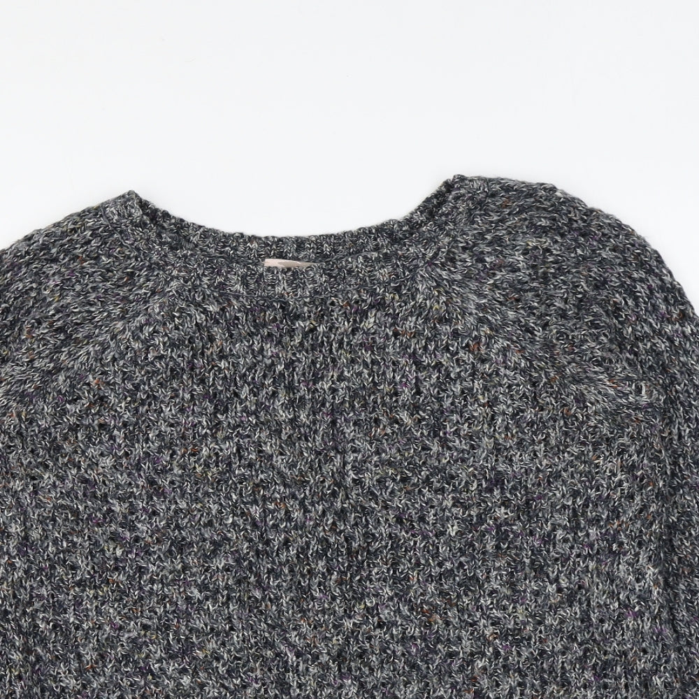 Womens UK Size L FOREVER 21 Blue Pullover Jumper