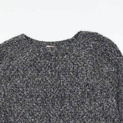 Womens UK Size L FOREVER 21 Blue Pullover Jumper