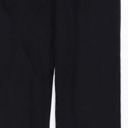 H&M Womens Black Cotton Skinny Jeans Size 6 L29 in Regular Zip
