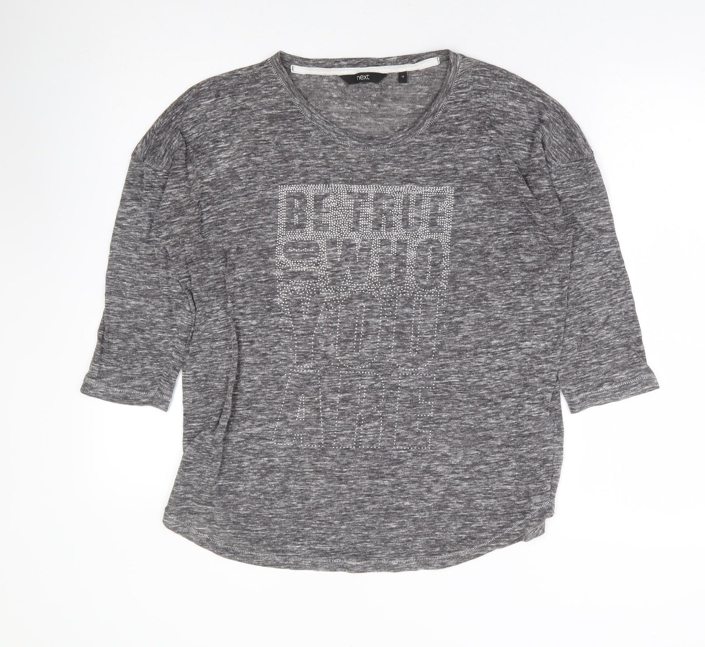 Womens UK Size 14 NEXT Grey Basic Blouse