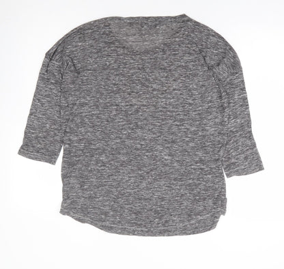 Womens UK Size 14 NEXT Grey Basic Blouse