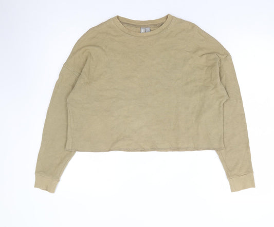 Womens UK Size 6 ASOS Green Pullover Sweatshirt