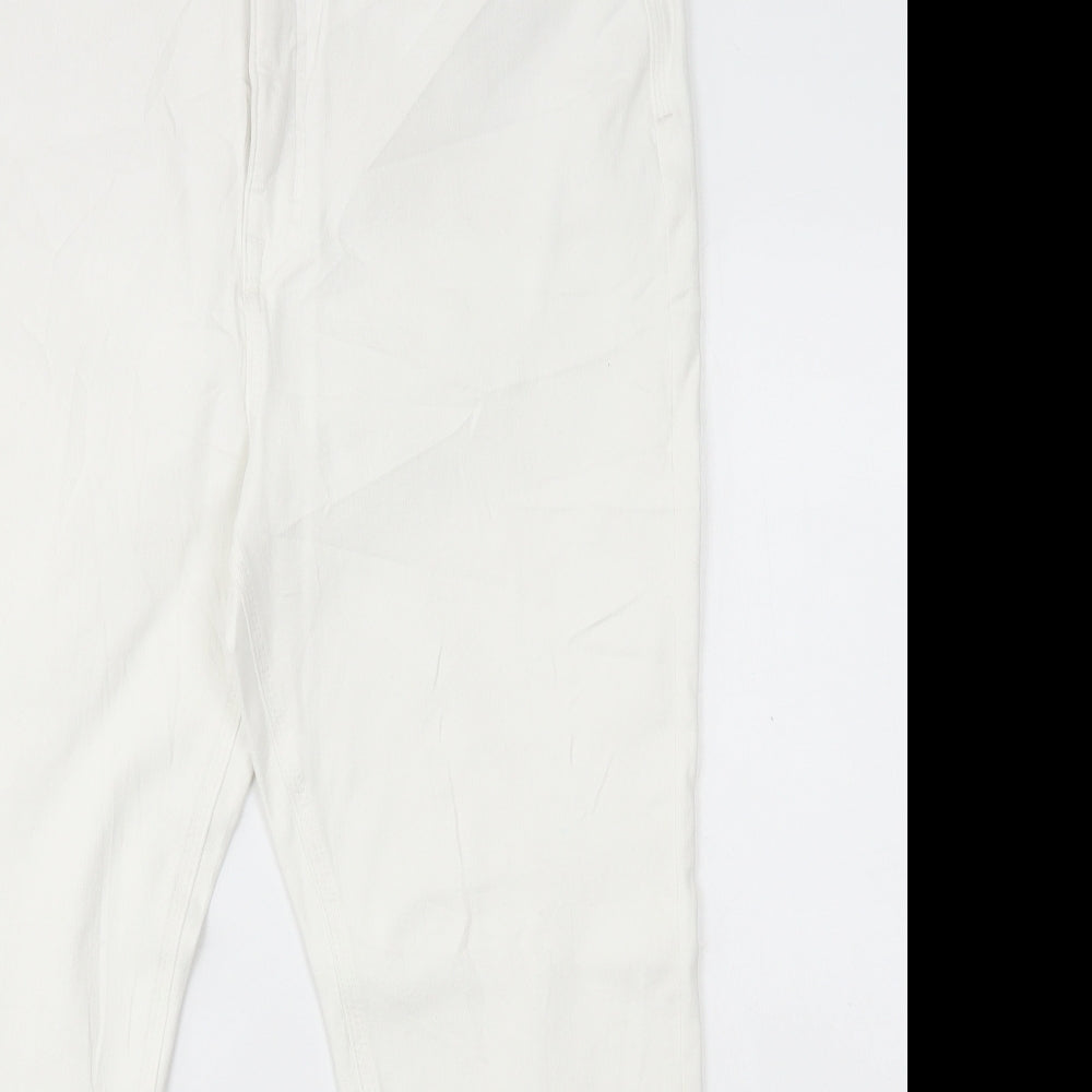 Womens UK Size 38 Marks and Spencer Regular Fit Skinny White Jeans