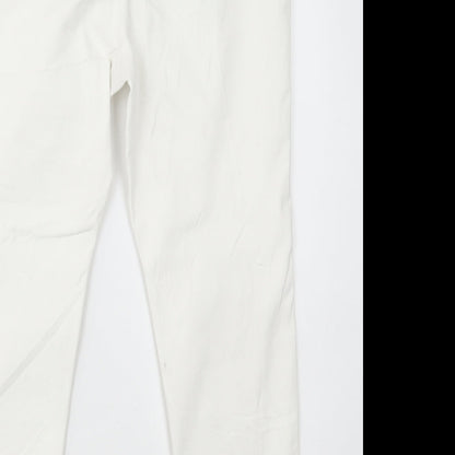Womens UK Size 38 Marks and Spencer Regular Fit Skinny White Jeans