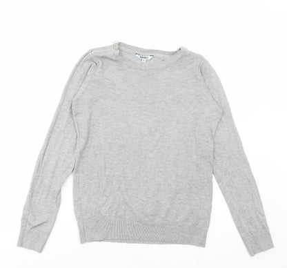 Womens UK Size 12 PEP&CO Grey Pullover Jumper