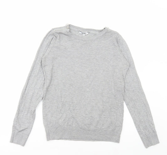 Womens UK Size 12 PEP&CO Grey Pullover Jumper