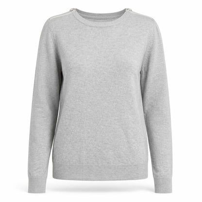Womens UK Size 12 PEP&CO Grey Pullover Jumper