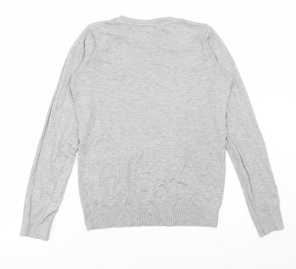 Womens UK Size 12 PEP&CO Grey Pullover Jumper