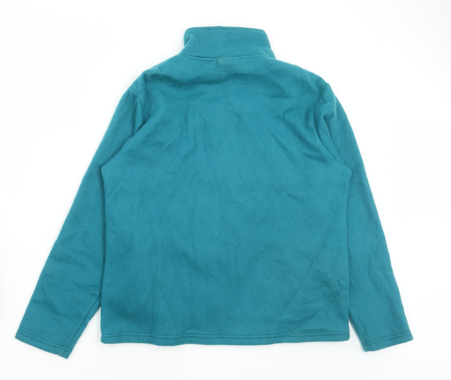 Anne De Lacey Womens Blue Floral Jacket Size S Zip