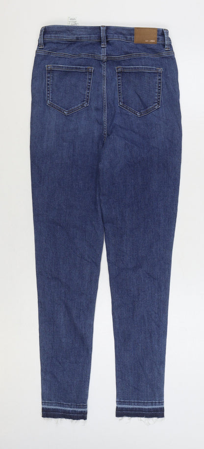 Womens UK Size 10 Marks and Spencer Regular Fit Skinny Blue Jeans