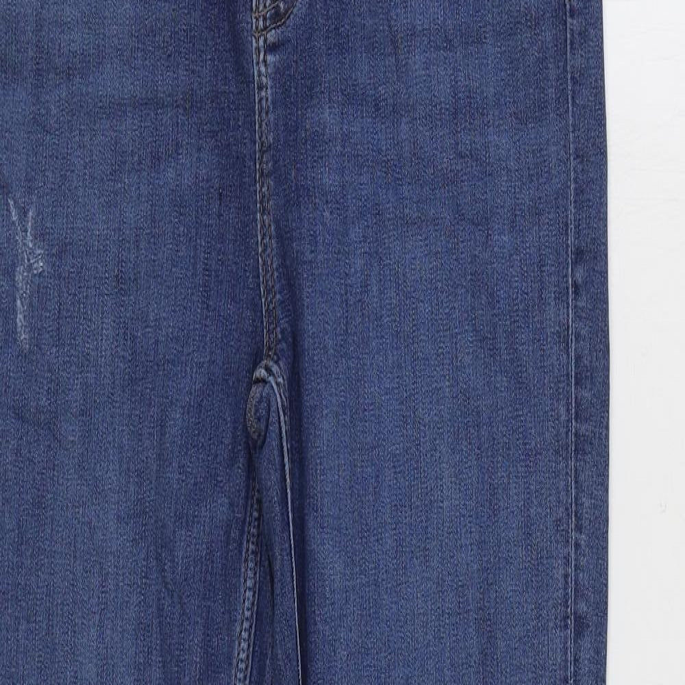 Womens UK Size 10 Marks and Spencer Regular Fit Skinny Blue Jeans