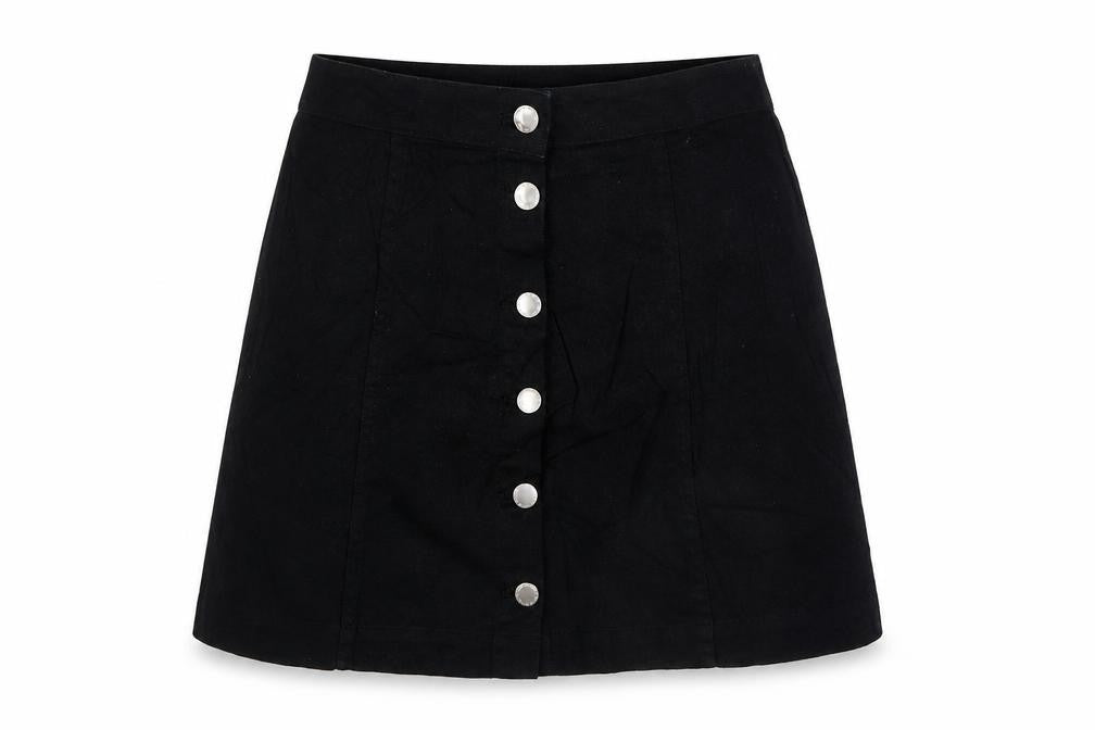Womens UK Size 10 Divided by H&M A-Line Denim Skirt