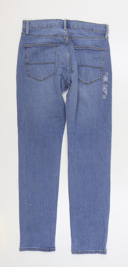 Womens UK Size 30 in Marks and Spencer Regular Fit Skinny Blue Jeans