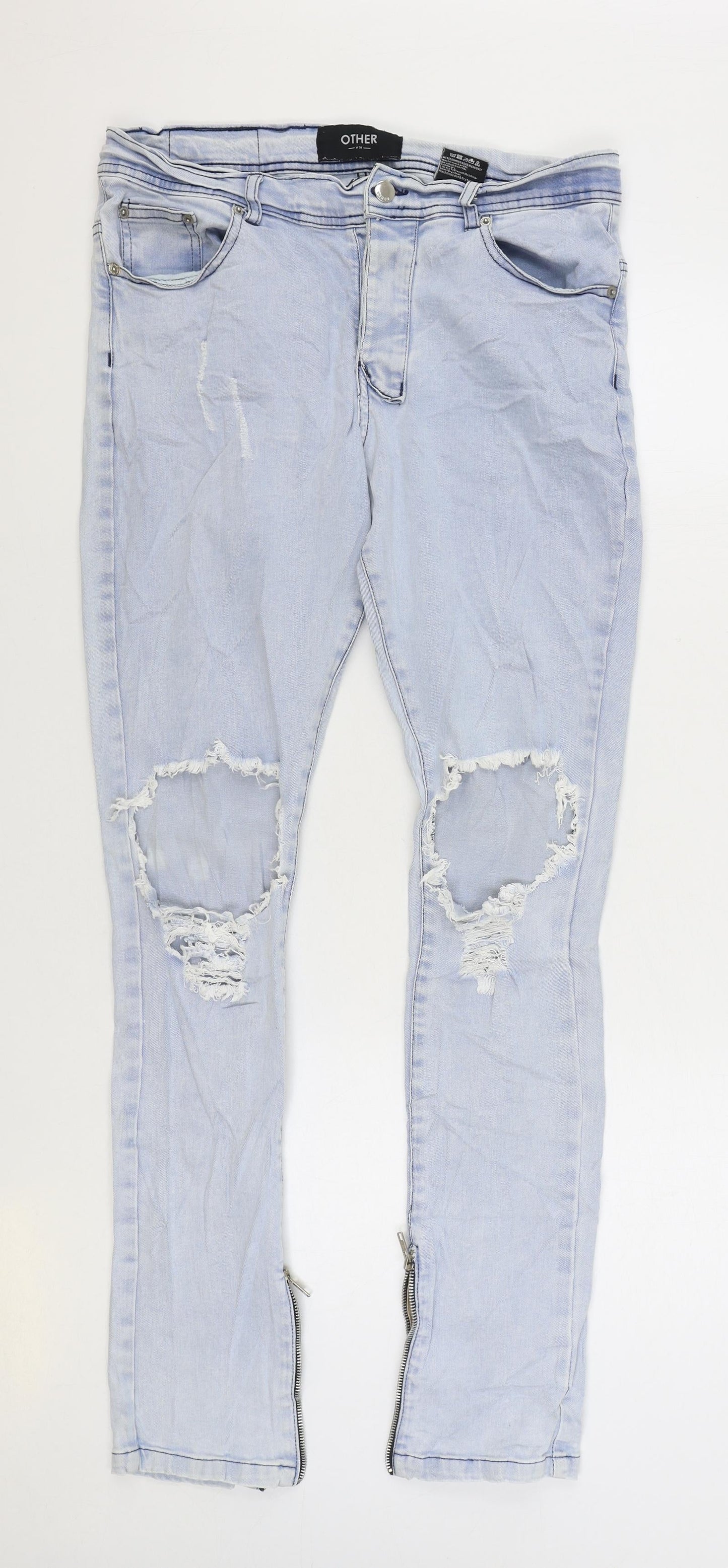 Mens UK Size 30 in Other Regular Fit Skinny Blue Jeans