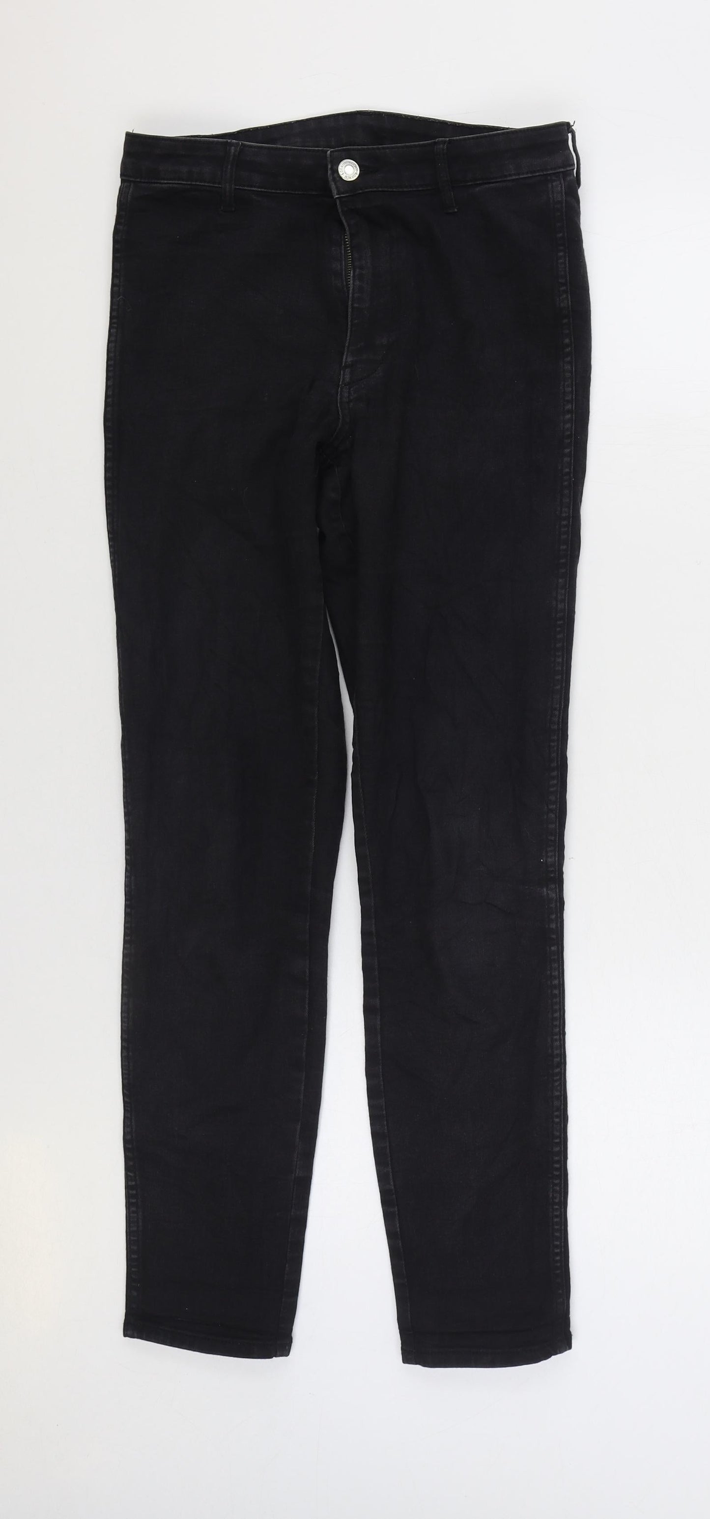 H&M Mens Black Cotton Skinny Jeans Size 28 in L29 in Regular Zip