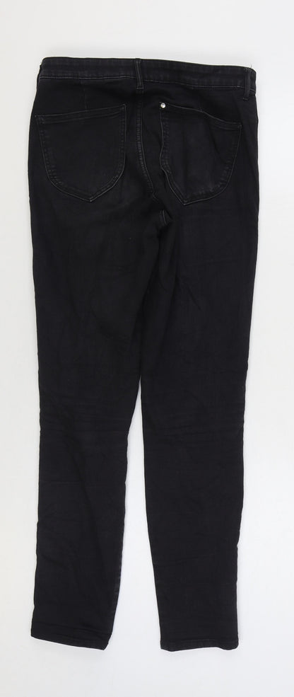 H&M Mens Black Cotton Skinny Jeans Size 28 in L29 in Regular Zip